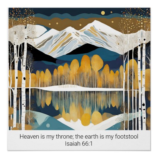 Creëer Uw eigen bergcitaat Schrift Perfect Poster (Voorkant)