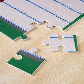 Creëer uw eigen bericht puzzel legpuzzel (Zijkant)