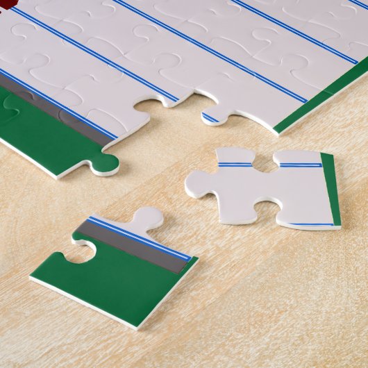 Creëer uw eigen bericht puzzel legpuzzel (Zijkant)