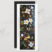 Creëer Uw eigen beschilderde Frangipani Bladwijzer (Voorkant / Achterkant)