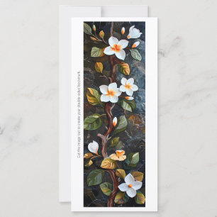 Creëer Uw eigen beschilderde Frangipani Bladwijzer