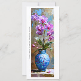 Creëer Uw eigen beschilderde roze orchideeën Bladw