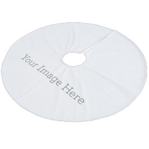 Creëer uw eigen besproeide Afbeelding met zijstan Fleece Kerstboom Rok