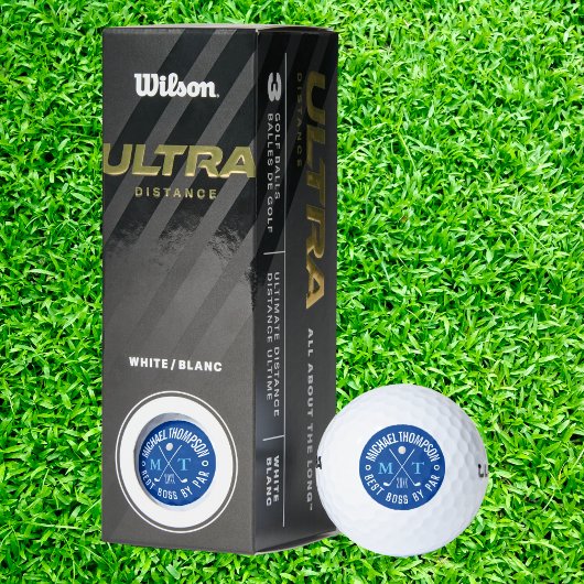 Creëer uw eigen beste baas Monogram golfballen