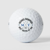Creëer uw eigen beste Doctor Monogram golfballen (Voorkant)