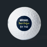 Creëer uw eigen beste golfer Funny Gift Golfballen<br><div class="desc">Creëer Your Own Best Golfer beroemd gemaakt door Par Funny Gift Golf Balls. Maak een leuk cadeau voor jezelf of cadeau als verjaardagscadeau of verjaardagscadeau aan iemand van wie je houdt onder familie of vrienden.</div>