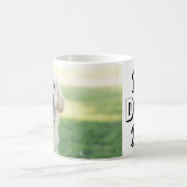 Creëer Uw Eigen Beste Hond Papa Pet Foto Koffiemok (Center)