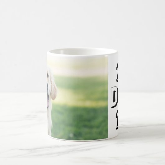 Creëer Uw Eigen Beste Hond Papa Pet Foto Koffiemok (Center)