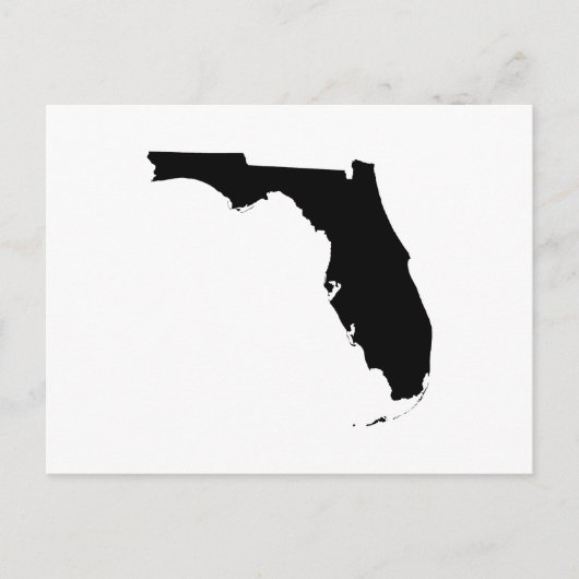 Creëer Uw eigen Beweging naar Florida Aankondiging Briefkaart (Voorkant)
