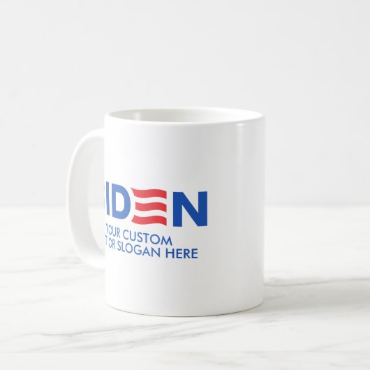 Creëer Uw eigen Biden 2024 Koffiemok (Voorkant links)