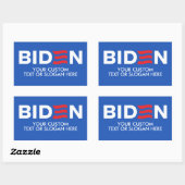 Creëer Uw eigen Biden 2024 Rechthoekige Sticker (Vel)