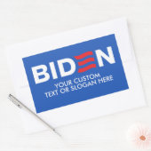 Creëer Uw eigen Biden 2024 Rechthoekige Sticker (Envelop)