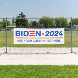 Creëer Uw eigen Biden 2024 Spandoek