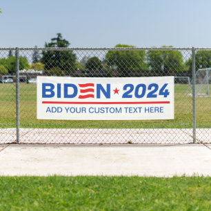 Creëer Uw eigen Biden 2024 Spandoek