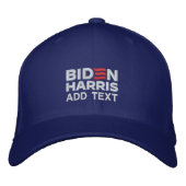 Creëer Uw Eigen Biden Harris 2024 Geborduurde Pet (Voorkant)