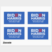 Creëer Uw Eigen Biden Harris 2024 Rechthoekige Sticker (Vel)
