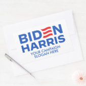 Creëer Uw Eigen Biden Harris 2024 Rechthoekige Sticker (Envelop)