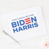 Creëer Uw Eigen Biden Harris 2024 Rechthoekige Sticker (Envelop)