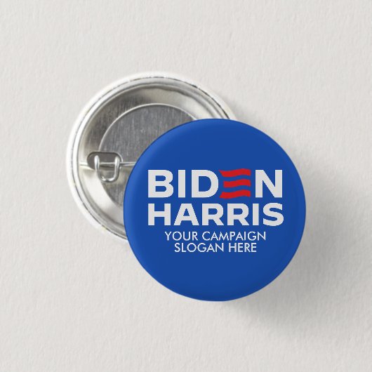 Creëer Uw Eigen Biden Harris 2024 Ronde Button 3,2 Cm (Voorkant /achterkant)