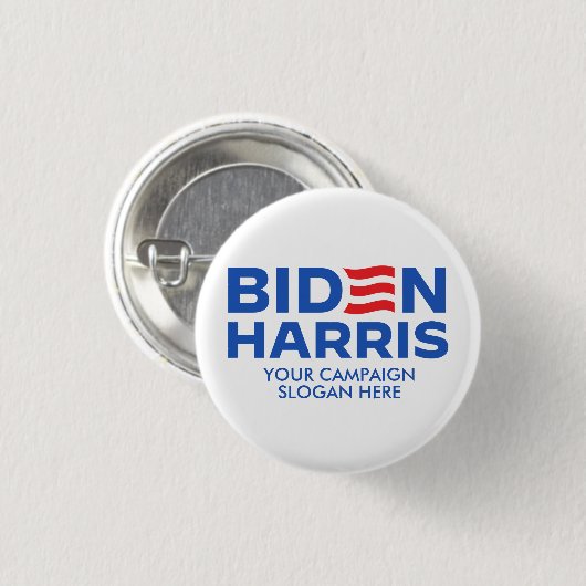 Creëer Uw Eigen Biden Harris 2024 Ronde Button 3,2 Cm (Voorkant /achterkant)