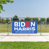 Creëer Uw Eigen Biden Harris 2024 Spandoek (Insitu)