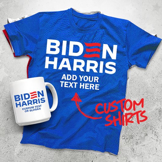 Creëer Uw Eigen Biden Harris 2024 T-shirt