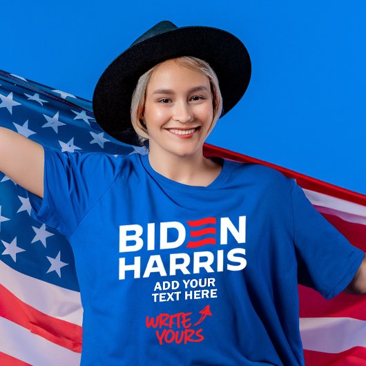 Creëer Uw Eigen Biden Harris 2024 T-shirt