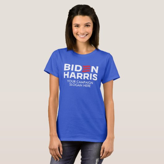 Creëer Uw Eigen Biden Harris 2024 T-shirt (Voorkant volledig)