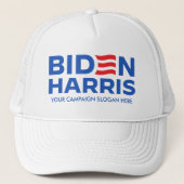 Creëer Uw Eigen Biden Harris 2024 Trucker Pet (Voorkant)