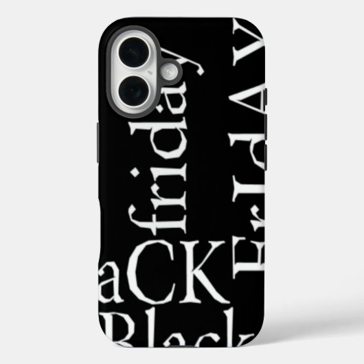 Creëer Uw eigen Black Friday Inspiratie Tekst Kuns Case-Mate iPhone Case (Achterkant)