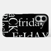 Creëer Uw eigen Black Friday Inspiratie Tekst Kuns Case-Mate iPhone Case (Achterkant (horizontaal))