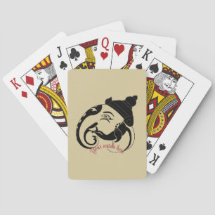 Creëer Uw eigen Black & Gold Ganesh profiel Pokerkaarten