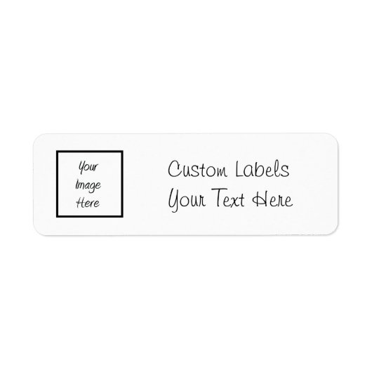 Creëer uw eigen — Blank aanpassen Etiket (Voorkant)