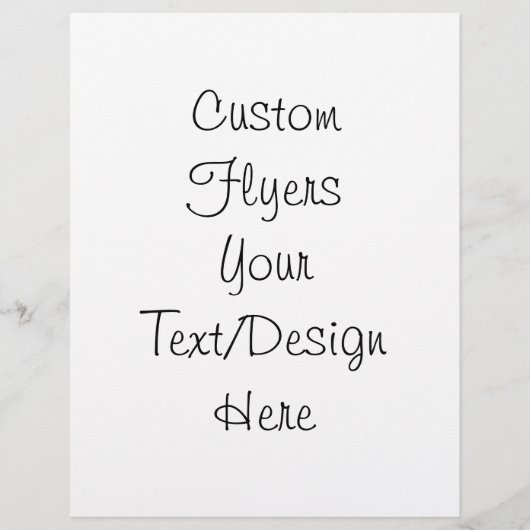 Creëer uw eigen — Blank aanpassen Flyer (Voorkant)