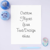 Creëer uw eigen — Blank aanpassen Flyer (Enkel)