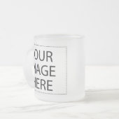 Creëer uw eigen — Blank aanpassen Matglas Koffiemok (Voorkant links)