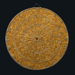 Creëer Uw eigen Blank Gold Glitter Dartbord<br><div class="desc">Creëer Uw Eigen Blank Goud Glitter Dart Board</div>