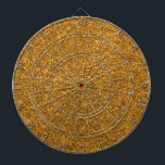 Creëer Uw eigen Blank Gold Glitter Dartbord<br><div class="desc">Creëer Uw Eigen Blank Goud Glitter Dart Board</div>