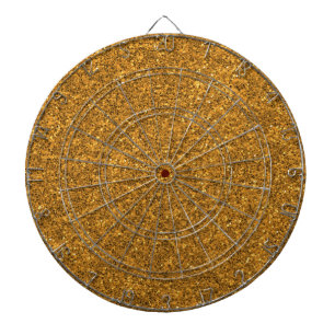 Creëer Uw eigen Blank Gold Glitter Dartbord