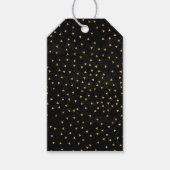 Creëer Uw Eigen Blank Zwart en Goud Cadeaulabel (Voorkant)