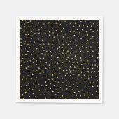 Creëer Uw Eigen Blank Zwart en Goud Servet (Voorkant)