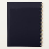 Creëer Uw eigen Blauw & Goud Hemellandschap Planner (Achterkant)