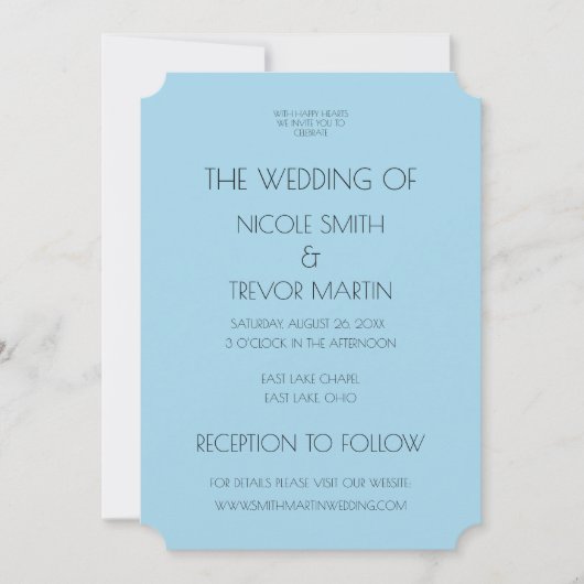 Creëer Uw Eigen - Blauw Kaart (Voorkant)