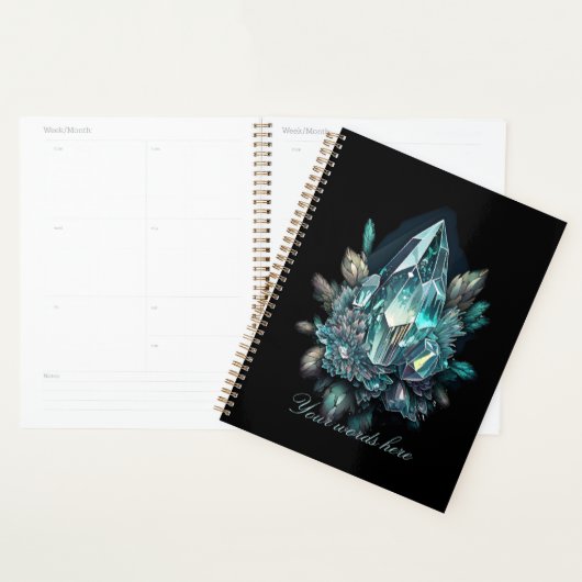 Creëer Uw eigen blauwe kristallen Planner (Display)
