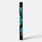 Creëer Uw eigen blauwe lampjes Kaleidoscoop Case-Mate iPhone Case (Achterkant / Links)