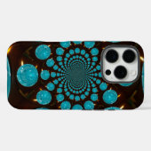 Creëer Uw eigen blauwe lampjes Kaleidoscoop Case-Mate iPhone Case (Achterkant (horizontaal))