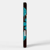 Creëer Uw eigen blauwe lampjes Kaleidoscoop Case-Mate iPhone Case (Achterkant / Rechts)