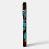 Creëer Uw eigen blauwe lampjes Kaleidoscoop Case-Mate iPhone Case (Achterkant / Links)