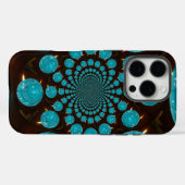 Creëer Uw eigen blauwe lampjes Kaleidoscoop Case-Mate iPhone Case (Achterkant (horizontaal))