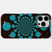 Creëer Uw eigen blauwe lampjes Kaleidoscoop Case-Mate iPhone Case (Achterkant (horizontaal))